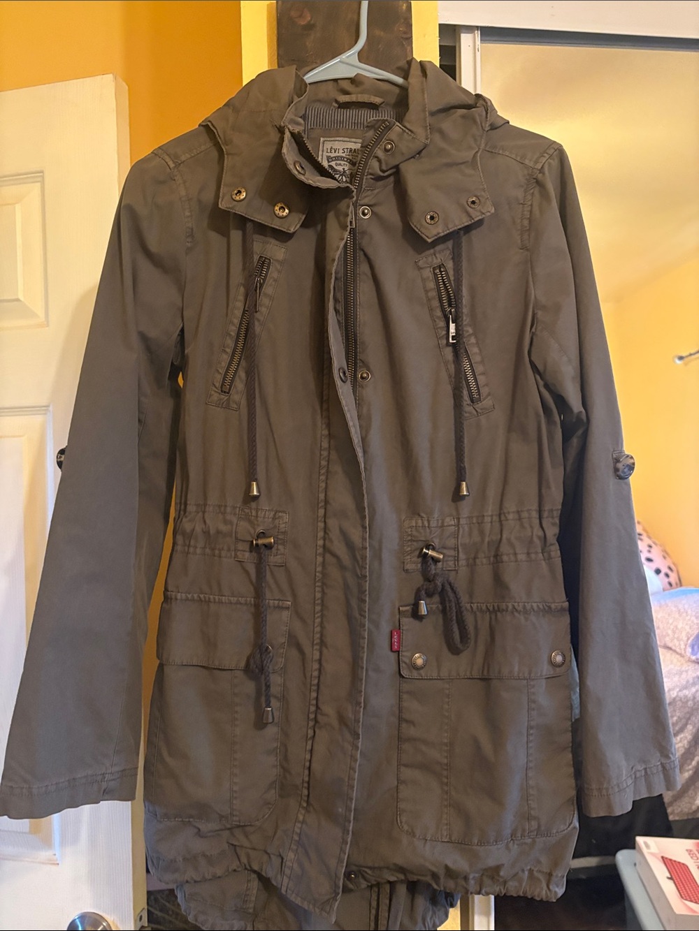 Women's Olive Green Parka Jacket